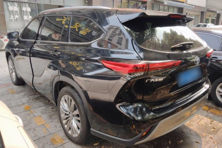 Used Toyota Highlander 2022 Dual-Engine 2.5L Four-Wheel Drive Luxury Edition 7 Seats Rear Left 45 Deg