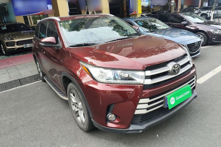 Used Toyota Highlander 2018 2.0T Four-Wheel Drive Luxury Edition 7 Seats China V Emission Standard
