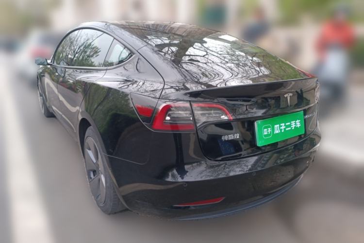 Used Tesla Model 3 2021 Revised Version Standard Range Rear-Wheel Drive Upgraded Edition 3D1 Rear Left 45 Deg
