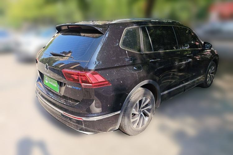 Used Volkswagen Tiguan L New Energy 2021 430 PHEV Plug-in Hybrid Flagship Edition Rear Right 45 Deg