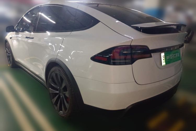 Used Tesla Model X 2023 Three-Motor All-Wheel-Drive Plaid Version Rear Left 45 Deg