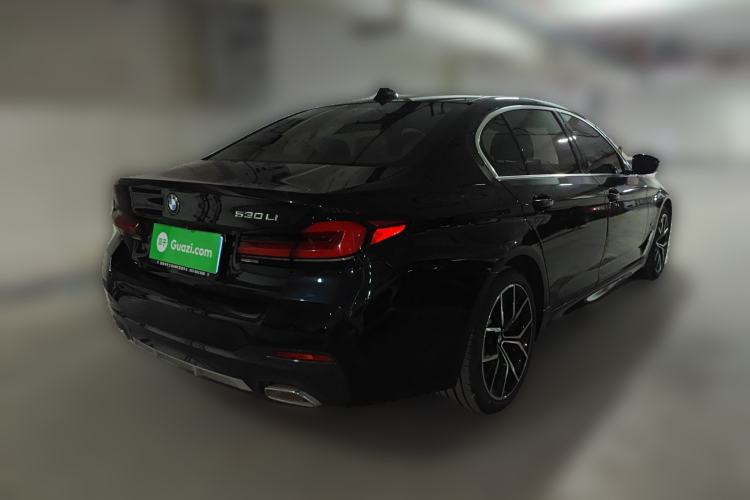 Used BMW 5 Series 2021 530Li Luxury Edition M Sport Package Rear Right 45 Deg