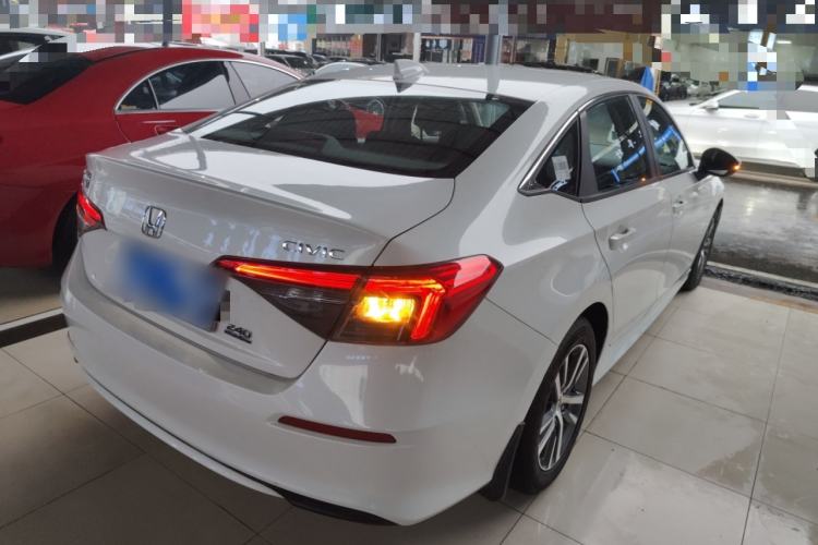Used Honda Civic 2022 240TURBO CVT Dynamic Edition Rear Right 45 Deg