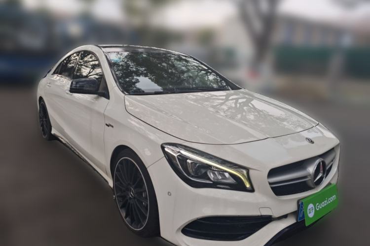 Used Mercedes-Benz CLA AMG 2017 Facelift AMG CLA 45 4MATIC Front Right 45 Deg