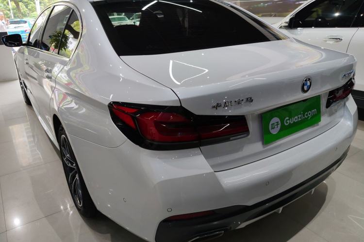 Used BMW 5 Series 2021 525Li M Sport Package Rear Left 45 Deg