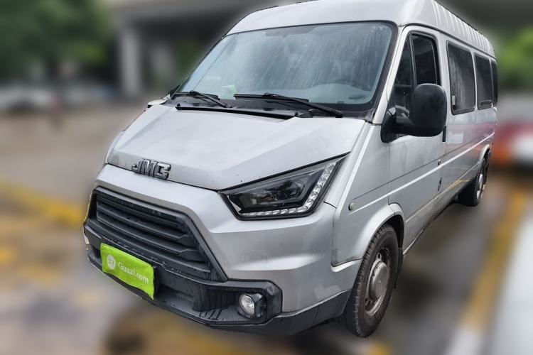Used JMC Transit 2019 2.8T Commercial Version Long Wheelbase Mid-Roof 6-Seater Rear Single Tire China VI Emission Standard – JX493