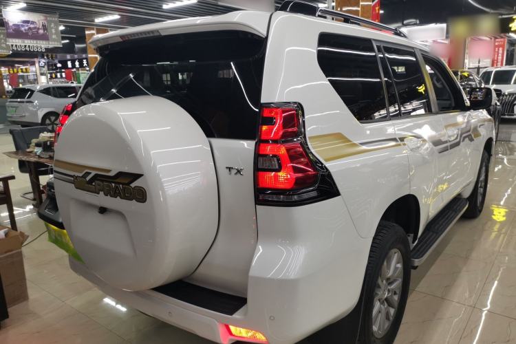 Used Toyota Prado 2018 3.5L Automatic TX-L with Rear-Mounted Spare Tire Rear Right 45 Deg