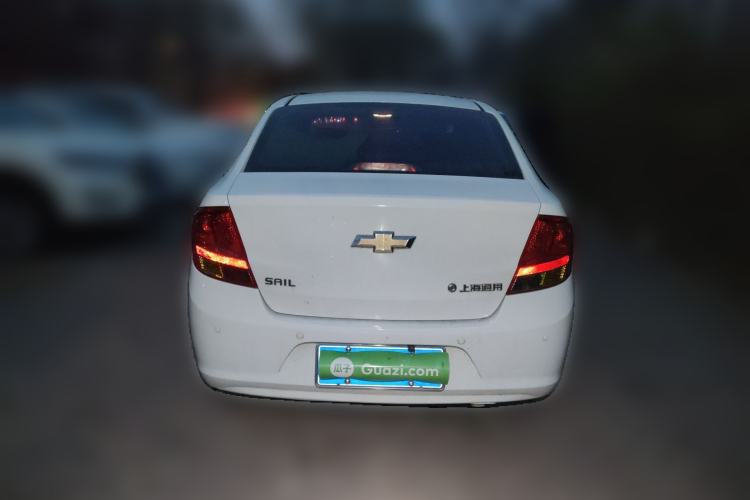 Used Chevrolet Sail 2013 Sedan 1.4L Manual Ideal Happiness Edition Rear