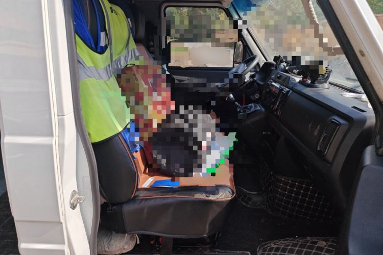 Used Iveco Daily 2023 2.5T V37 Van Long Wheelbase Mid-Roof Design Dual Tires Side-Swing Doors 2-3 Seater