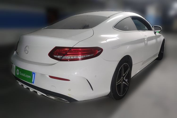 Used Mercedes-Benz C-Class 2018 C 200 Coupe Rear Right 45 Deg