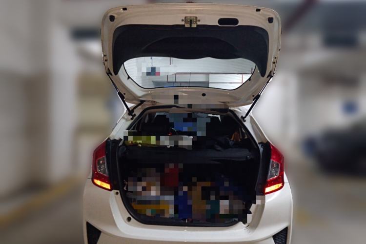 Used Honda Fit 2014 1.5L LX CVT Comfort Model Trunk