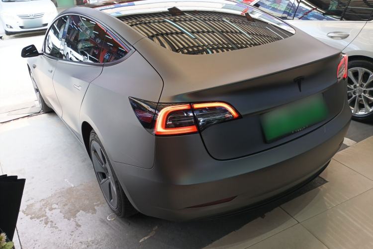 Used Tesla Model 3 2021 Standard Range Rear-Drive Upgraded Version Rear Left 45 Deg