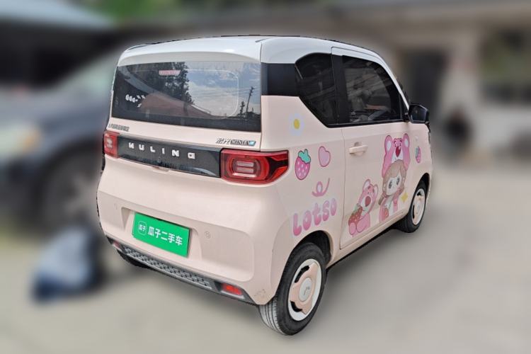Used Wuling Hongguang MINIEV 2021 Macaron Premium Model – Lithium Iron Phosphate Rear Right 45 Deg