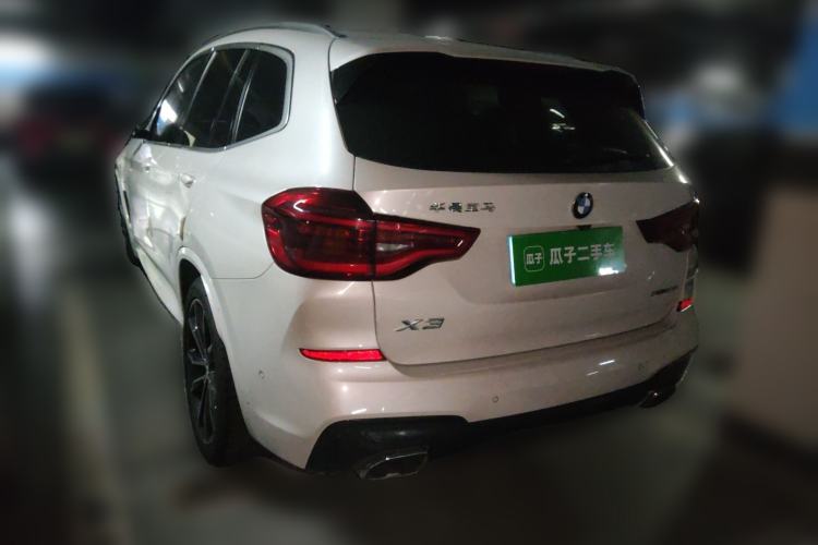 Used BMW X3 2020 xDrive30i Luxury Model with M Sport Package Rear Left 45 Deg