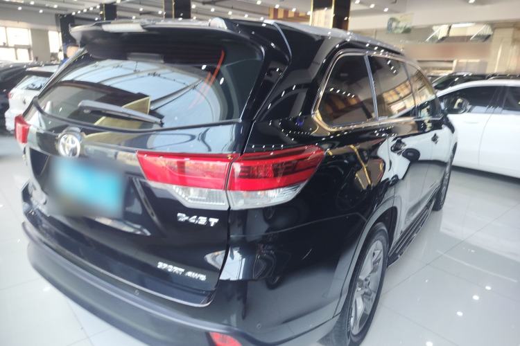 Used Toyota Highlander 2018 2.0T Four-Wheel Drive Luxury Version 7 Seats China VI Standard Rear Right 45 Deg