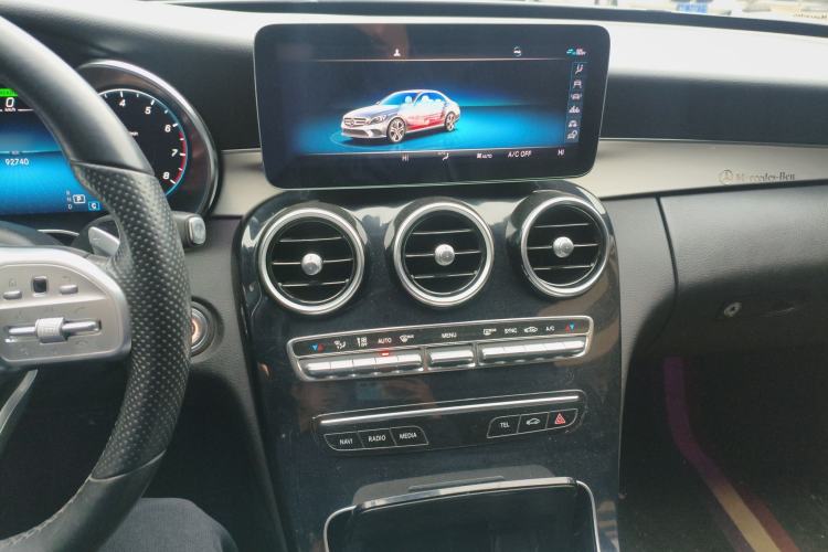 Used Mercedes-Benz C-Class 2020 Restyled C 260 Sport Edition Audio And AC Panel