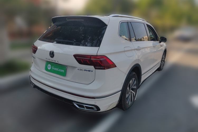 Used Volkswagen Tiguan L New Energy 2022 430 PHEV Plug-in Hybrid Flagship Edition Rear Right 45 Deg