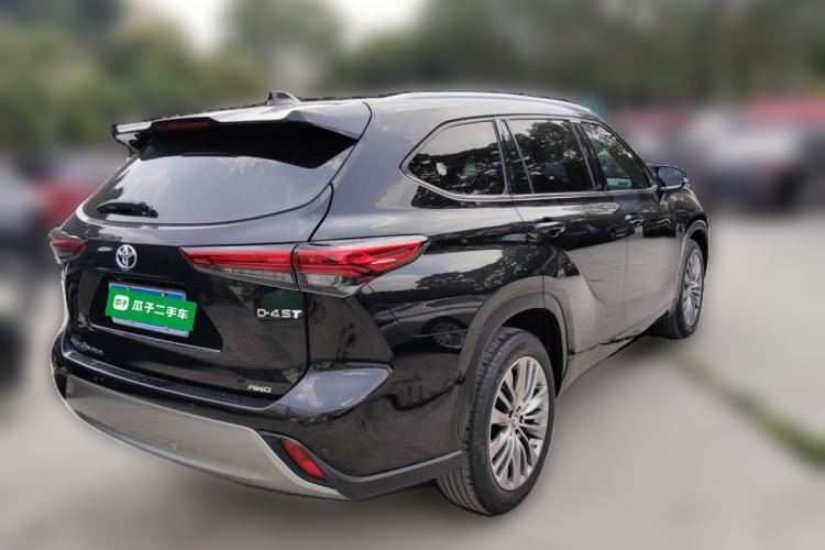 Used Toyota Highlander 2022 380T Four-Wheel Drive Prestige Edition 7-Seater Rear Right 45 Deg