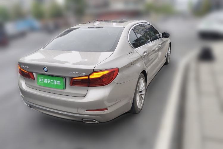 Used BMW 5 Series New Energy 2020 Mileage Upgrade Version 530Le Luxury Package Rear Right 45 Deg