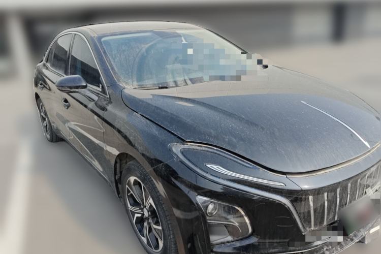 Used Hongqi E-QM5 2023 Revised Version Basic Travel Edition Front Right 45 Deg