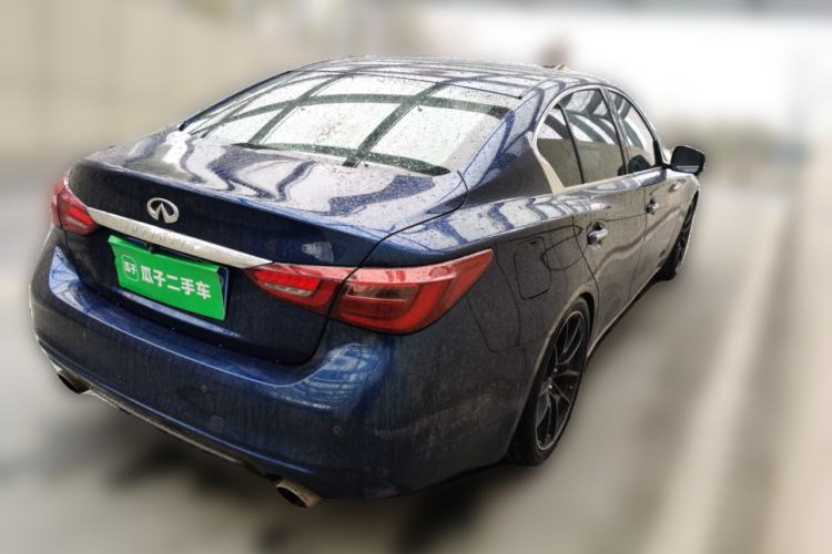 Used Infiniti Q50L 2021 2.0T Enjoyment Edition Rear Right 45 Deg