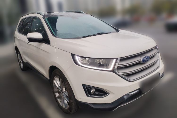 Used Ford Edge 2016 EcoBoost 245 Four-Wheel Drive Titanium 7-Seater Front Right 45 Deg