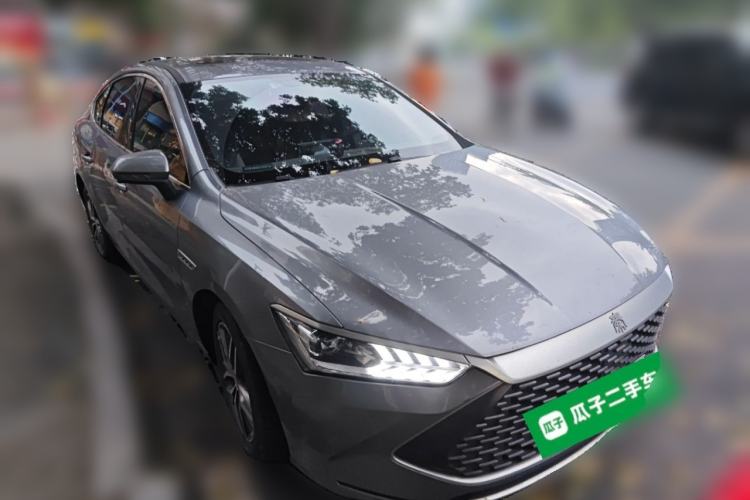 Used BYD Qin PLUS 2021 DM-i 55KM Flagship Model Front Right 45 Deg