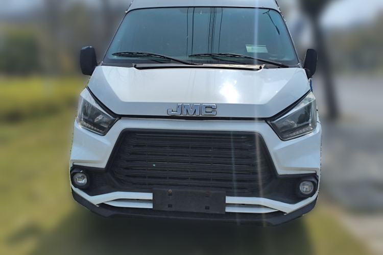 Used JMC Transit 2019 2.8T Commercial Version Long Wheelbase Mid-Roof 6-Seater Rear Single Tire China VI Emission Standard – JX493
