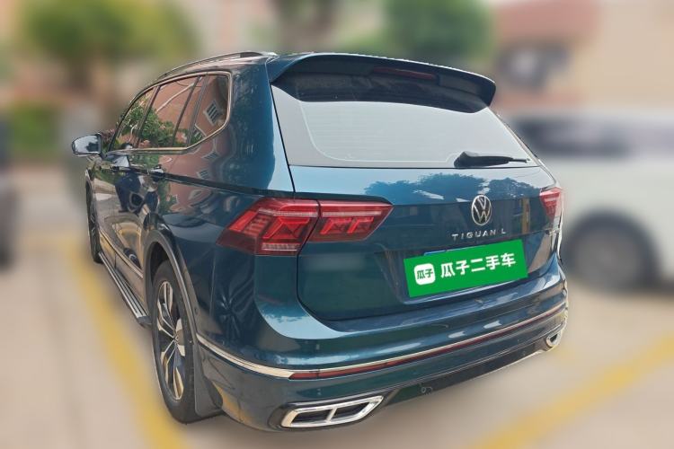 Used Volkswagen Tiguan L 2022 330TSI Automatic Two-Wheel Drive R-Line Enhanced Edition Rear Left 45 Deg
