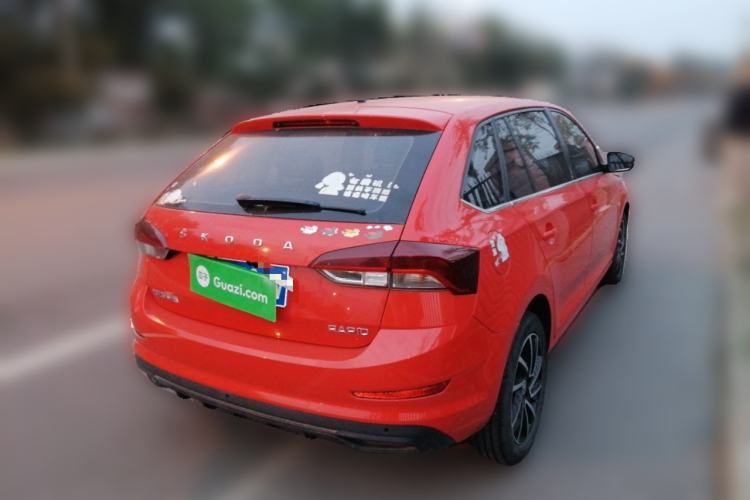 Used Skoda Rapid Spaceback 2020 1.5L Automatic Comfort Edition Rear Right 45 Deg