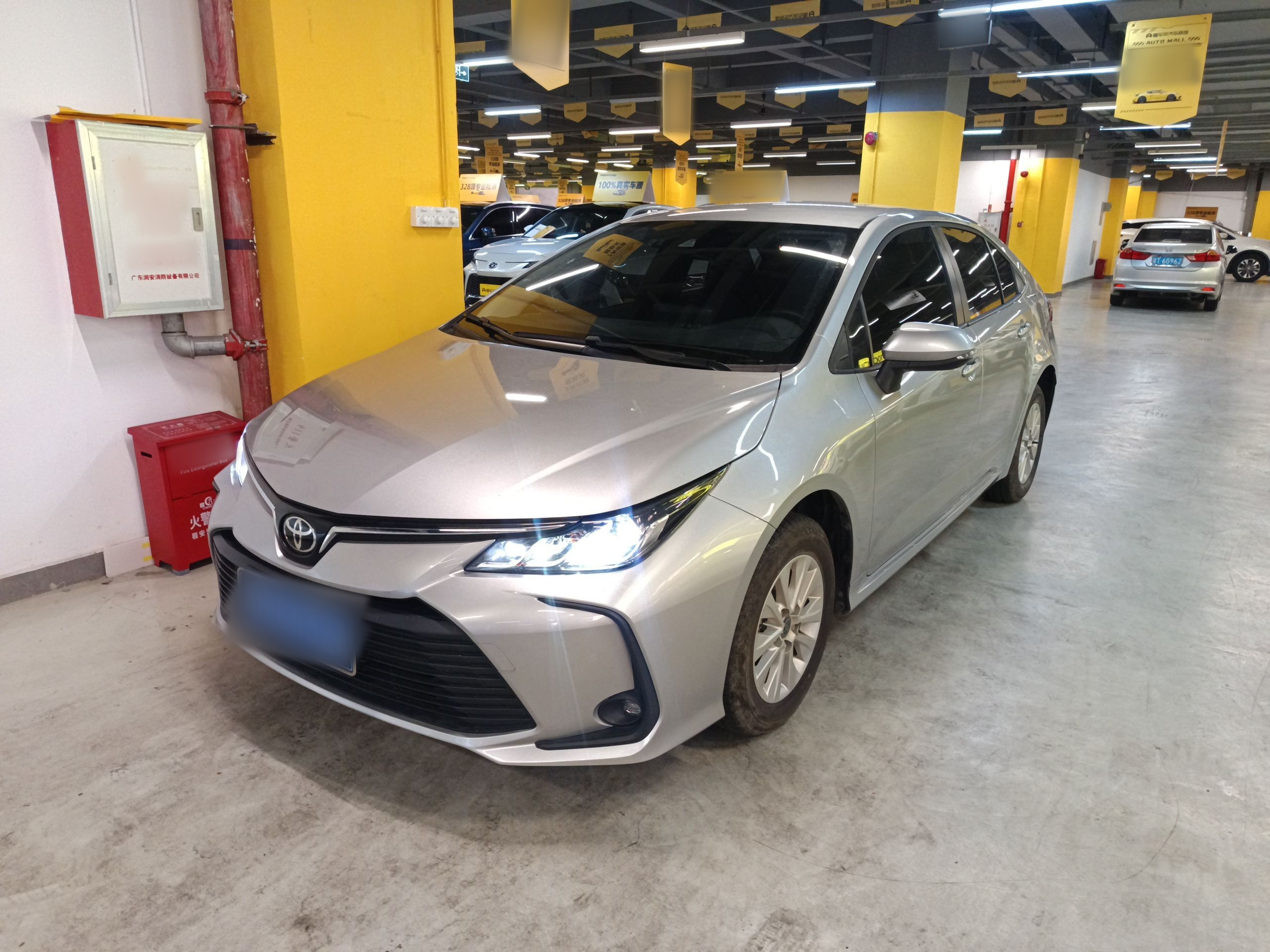 تحت مقدمة السيارة