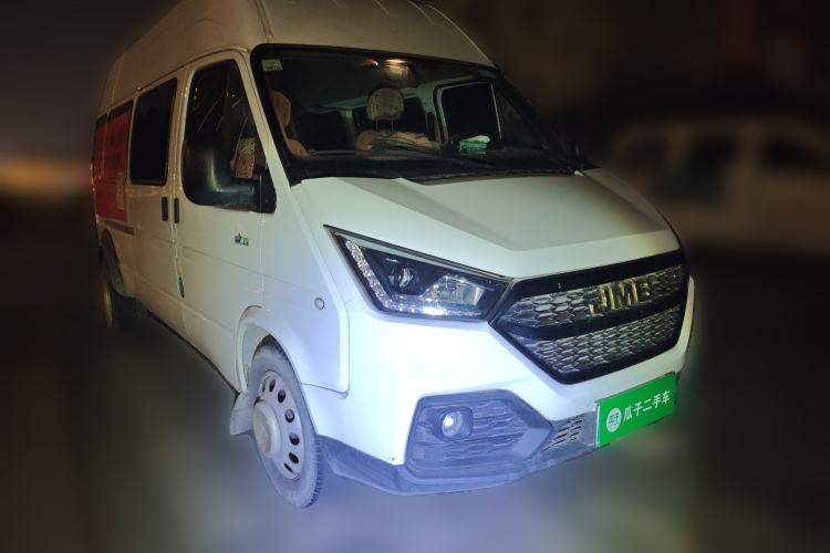 Used JMC Transit 2021 2.8T Space King Standard Version Long Wheelbase Mid-Height Roof Rear Dual Tires – Step 6-Seater Diesel China VI Emission Standard JX493
