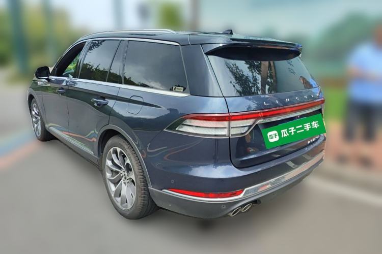 Used Lincoln Aviator 2020 3.0T V6 All-Wheel Drive Executive Version Rear Left 45 Deg