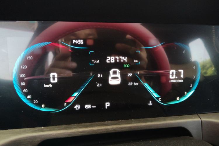 Used CHANGAN CS35PLUS 2023 Enjoy Edition 1.4T DCT Luxury Model Instrument Cluster