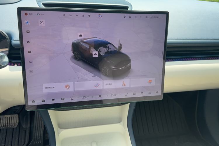 Used Zeekr 007 2024 Four-Wheel Drive Version 75 kWh Audio And AC Panel