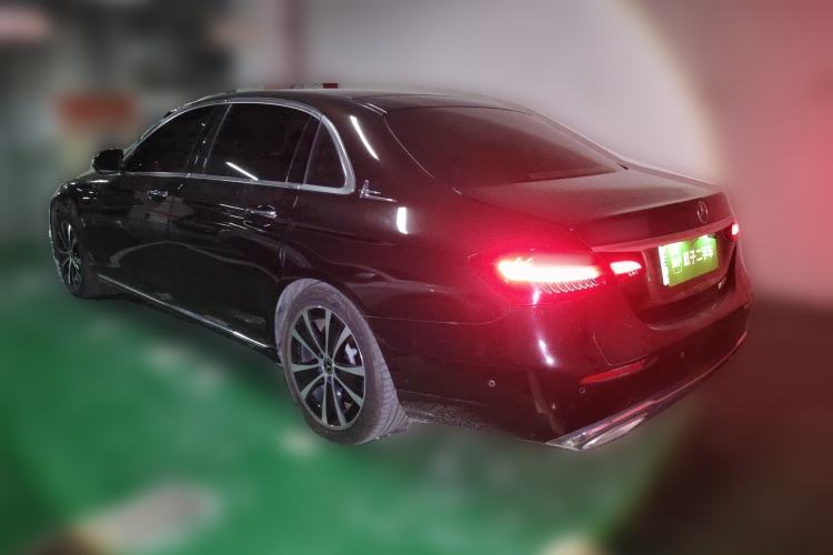 Used Mercedes-Benz E-Class New Energy 2021 E 350 e L Plug-in Hybrid Sedan Rear Left 45 Deg