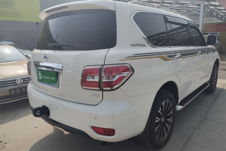 Used Nissan Patrol 2019 Y62 4.0L SE OPT with 18-inch Wheels – Middle East Rear Right 45 Deg