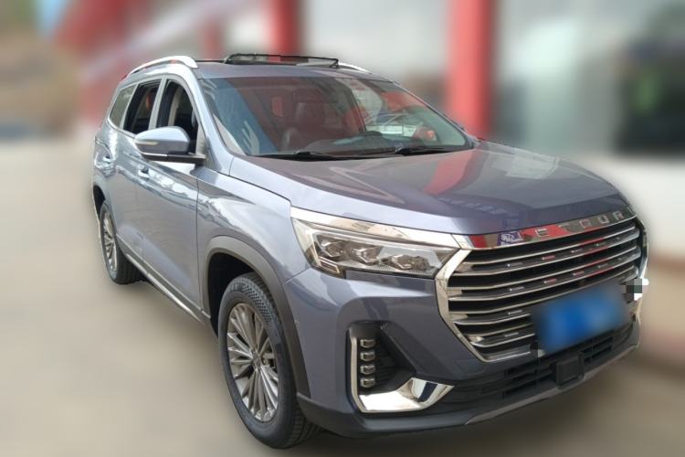 Used JETOUR X90 PLUS 2021 1.5T Manual Villa 7-Seater Front Right 45 Deg