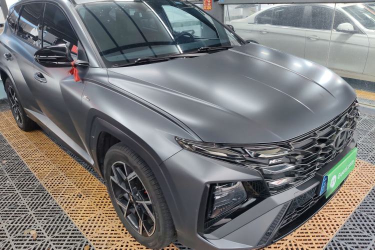 Used Hyundai Tucson 2025 Tucson L 1.5T Elite Edition N-Line Front Right 45 Deg