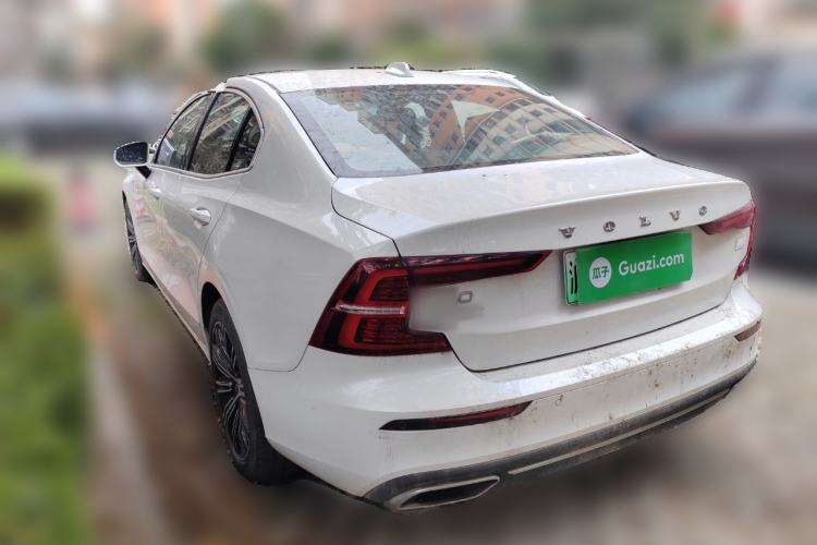 Used Volvo S60 New Energy 2021 T8 E-Drive Hybrid Four-Wheel Drive Smart Luxury Edition Rear Left 45 Deg