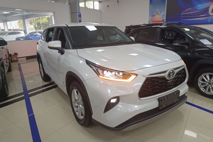 Used Toyota Highlander 2024 2.5L Smart Electric Hybrid Dual-Motor Two-Wheel-Drive Elite Edition 5 Seats Front Right 45 Deg