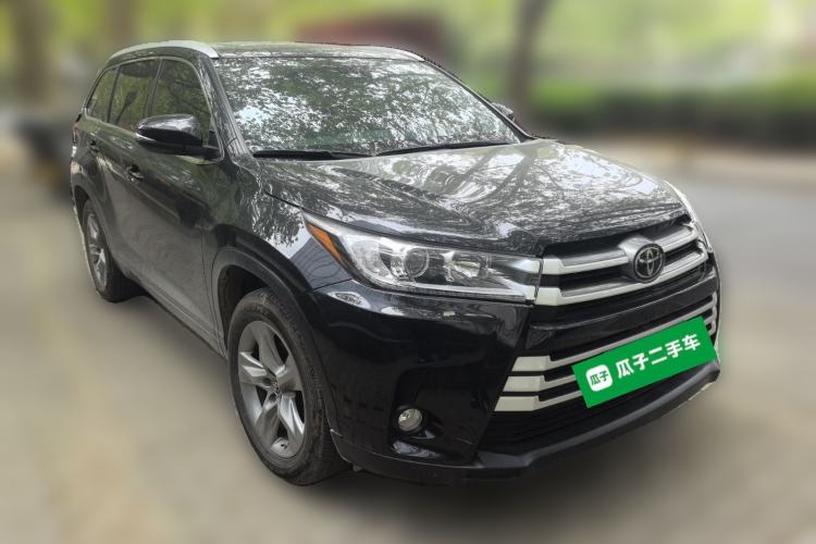 Used Toyota Highlander 2018 2.0T Four-Wheel Drive Prestige Version 7 Seats China V Emission Standard Front Right 45 Deg