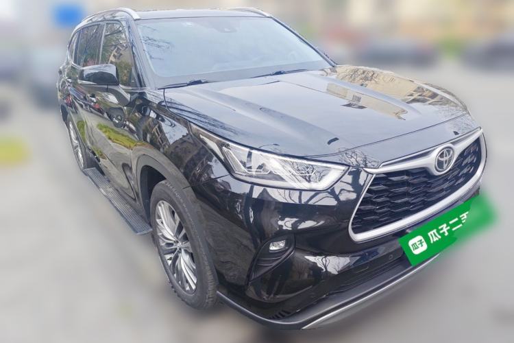 Used Toyota Highlander 2024 2.5L Smart Electric Hybrid Dual-Engine Four-Wheel Drive Prestige Version – 7 Seats Front Right 45 Deg