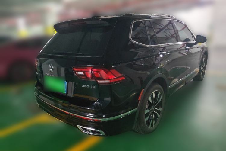Used Volkswagen Tiguan L 2025 Model Outstanding Version 330TSI Automatic Two-Wheel Drive R-Line Longyao Edition Rear Right 45 Deg