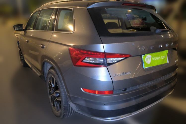 Used Skoda Kodiaq 2019 Facelifted TSI330 7-Seater Two-Wheel-Drive Luxury Enjoyment Edition China VI Standard Rear Left 45 Deg