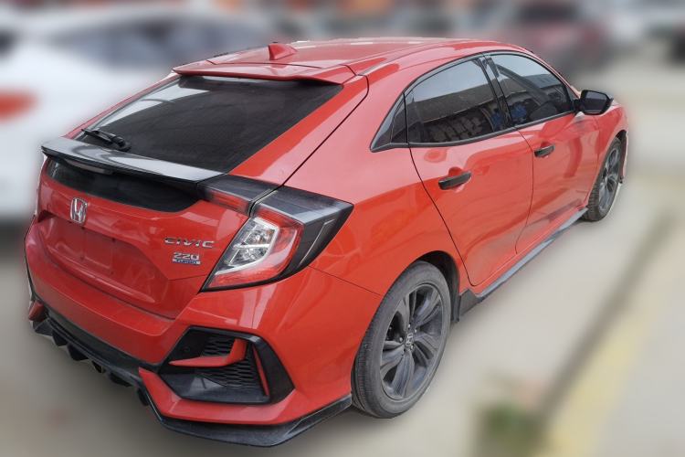 Used Honda Civic 2021 HATCHBACK 220TURBO CVT Trendy Cool Edition Rear Right 45 Deg