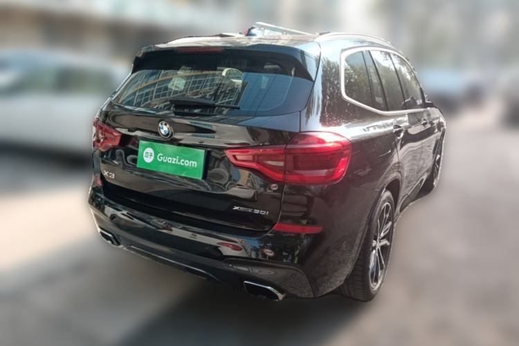 Used BMW X3 2020 xDrive30i Luxury Model with M Sport Package Rear Right 45 Deg