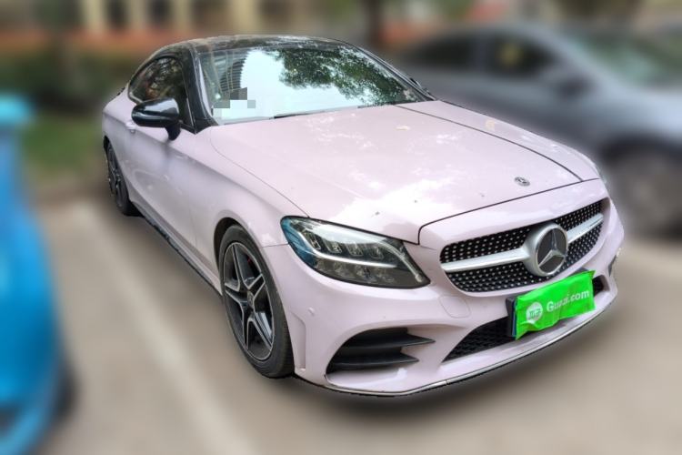 Used Mercedes-Benz C-Class 2021 C 260 Coupe Front Right 45 Deg