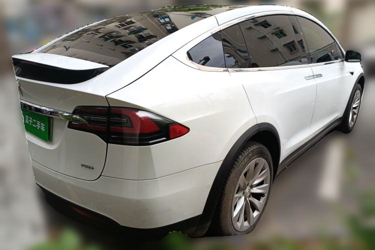 Used Tesla Model X 2016 X 75D Rear Right 45 Deg