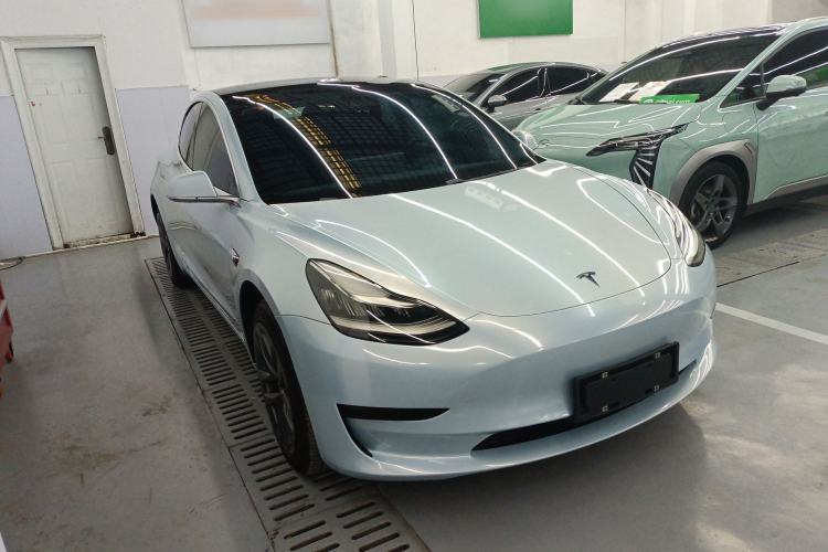 Used Tesla Model 3 2020 Standard Range Rear-Wheel Drive Upgraded Version Front Right 45 Deg